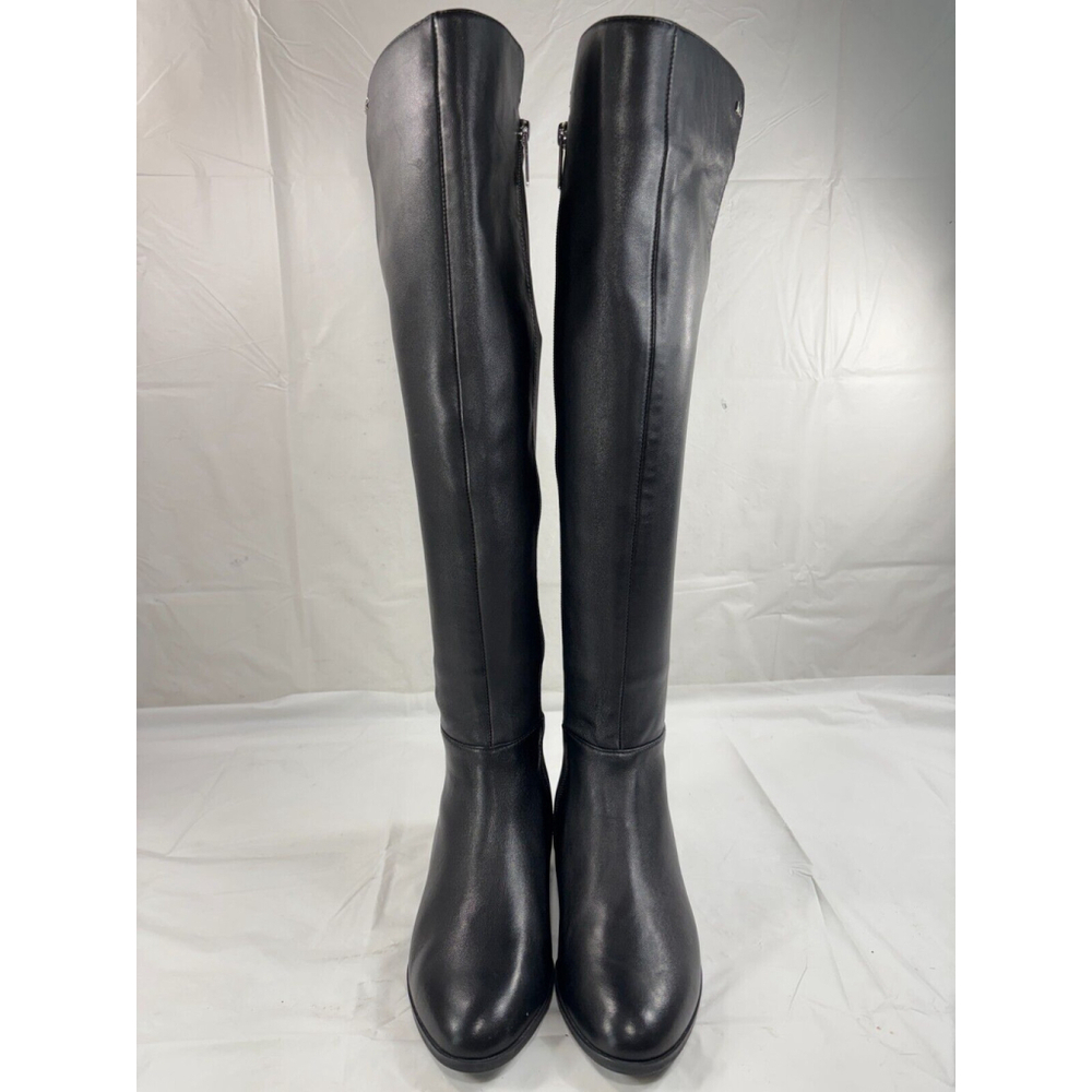 Michael Kors Bromley Over The Knee Flat Riding Black Boot Size 6 leather - Picture 10 of 13